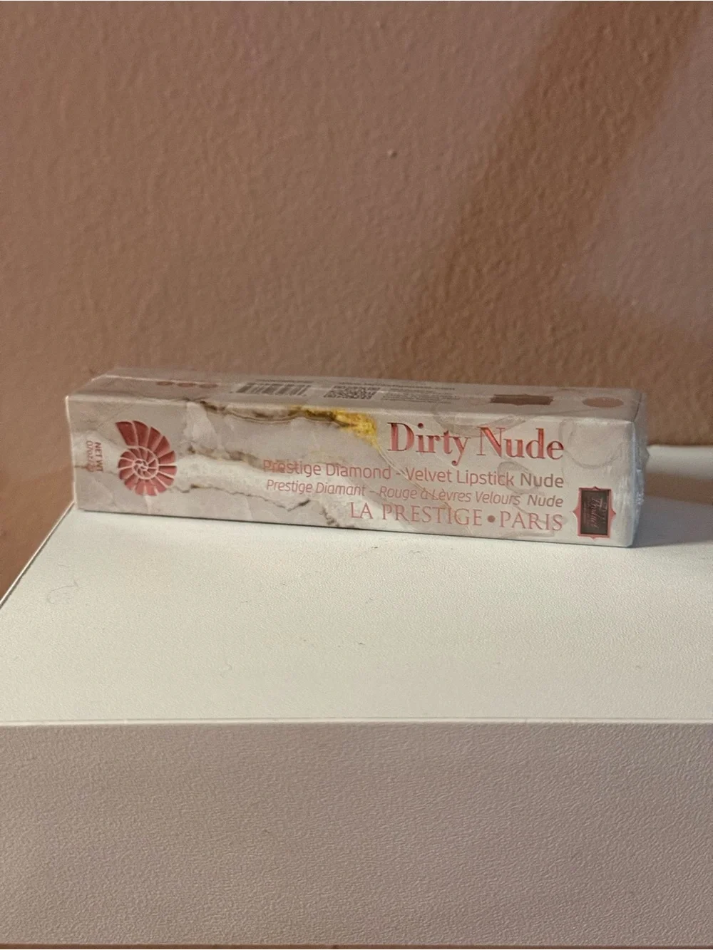 Dirty Nude Lipstick — Nude Pink in Rose Gold Jeweled Case